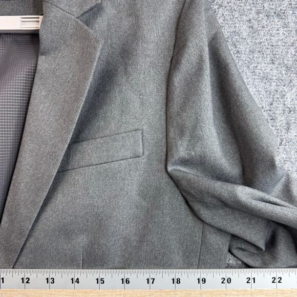 Bluffworks Gramercy Sports Coat Blazer Mens 40L Classic Solid Gray - Picture 9 of 10